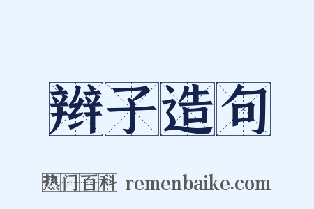 辫子造句是什么意思的图片